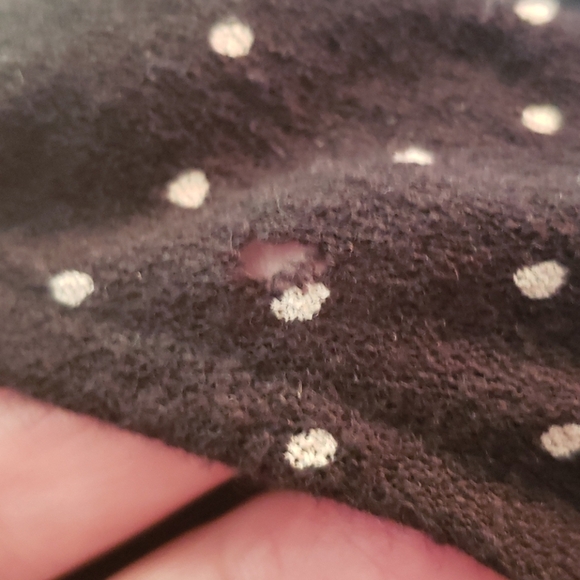 Lucky Brand polka dot top sz N - Picture 4 of 4
